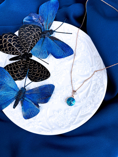 Necklace "Shining circle"